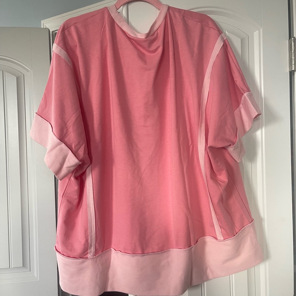 🆕Pink Oversized Top XL